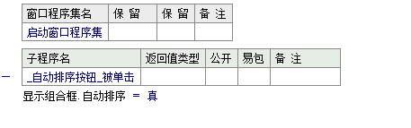 易语言设置组合框内容自动排序的方法