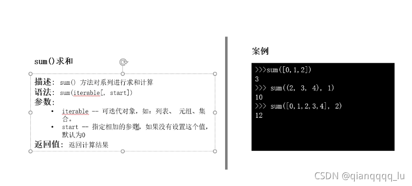 python基础之内置函数