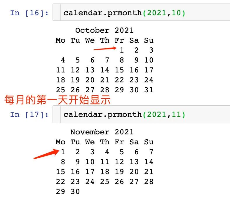 Python关于时间序列calendar模块的深入讲解