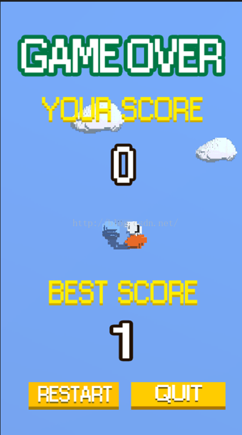 Unity3d实现Flappy Bird游戏