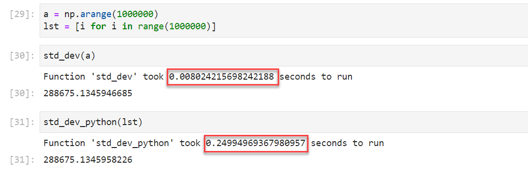 NumPy 与 Python 内置列表计算标准差区别详析