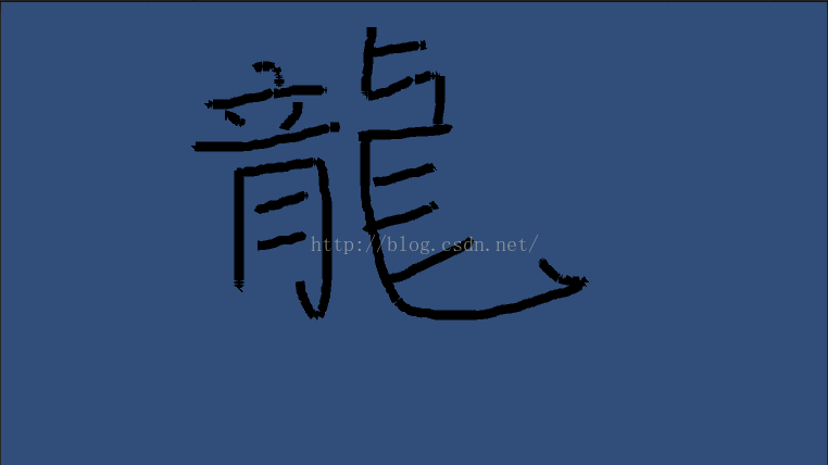 Unity使用LineRender断笔写字