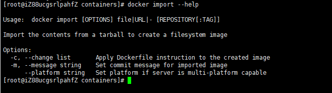 Docker镜像与容器的导入导出操作实践