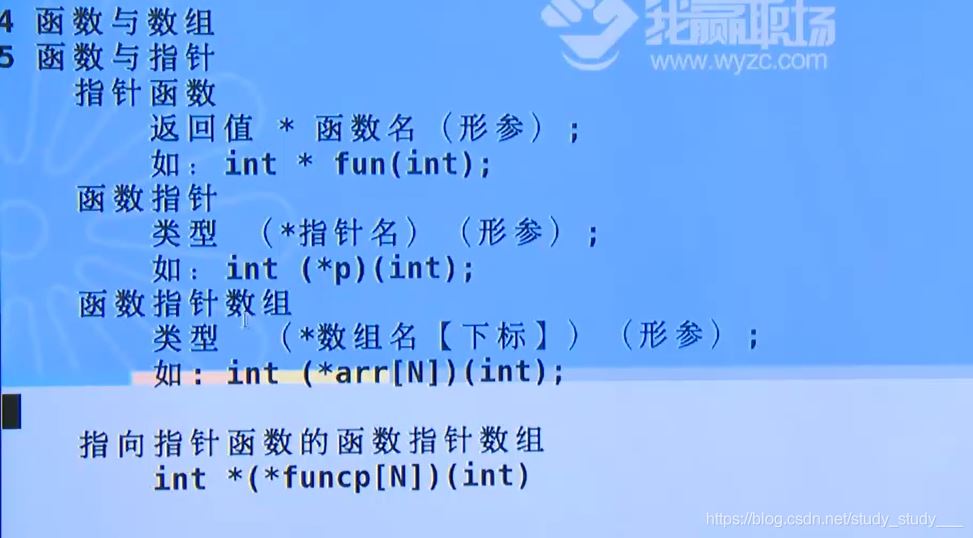 解析C/C++指针、函数、结构体、共用体