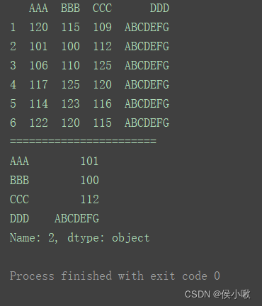 python DataFrame中loc与iloc取数据的基本方法实例