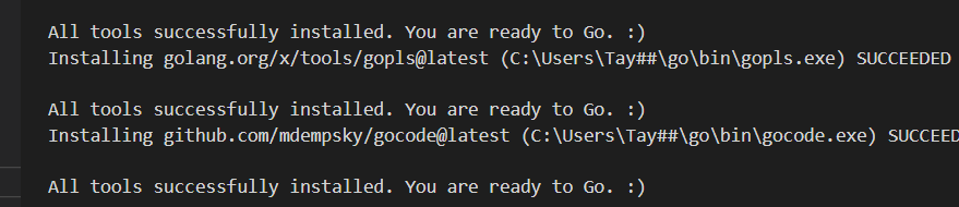 vscode配置go开发环境的实战过程