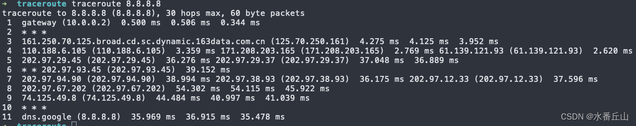 如何使用golang实现traceroute