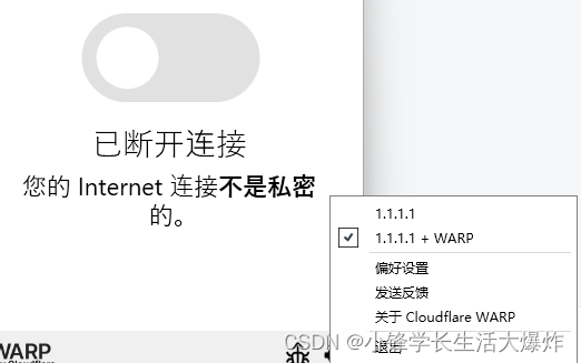 Warp/ZeroTrust 1.1.1.1 域名解析服务的安装与使用