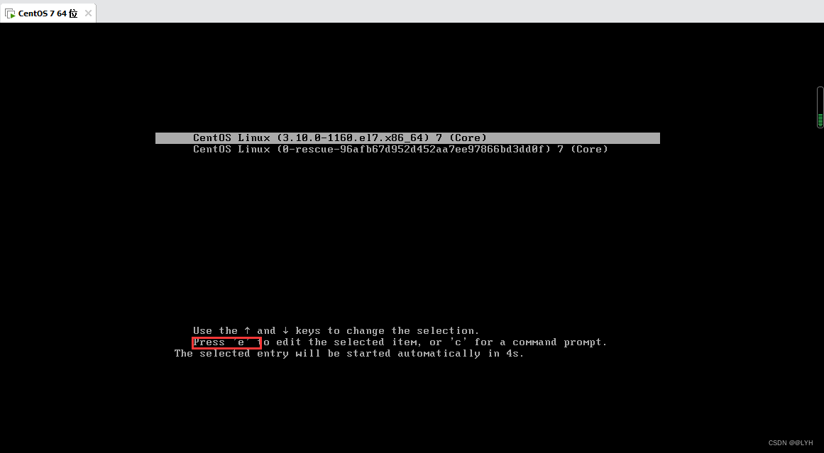 VMWare虚拟机Linux系统忘记登录密码