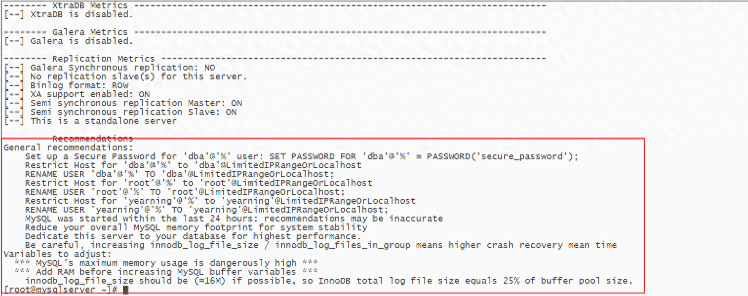 MySQL调优工具：MySQLtuner.pl及tuning-primer.sh