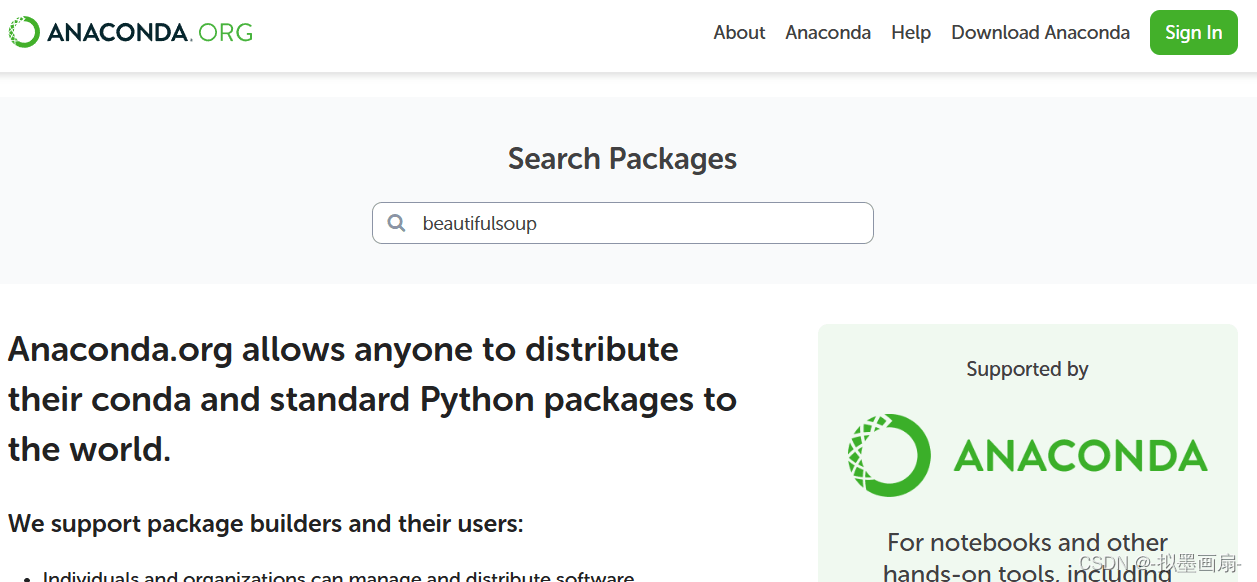 Python Conda安装包报错:PackagesNotFoundError两种解决方法